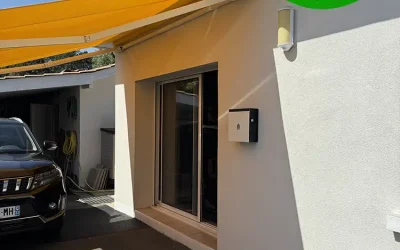 Installation borne de recharge solaire Smappee 7,4kw à Nantes