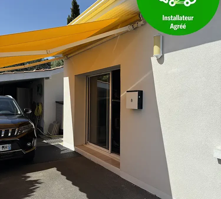 Installation borne de recharge solaire Smappee 7,4kw à Nantes